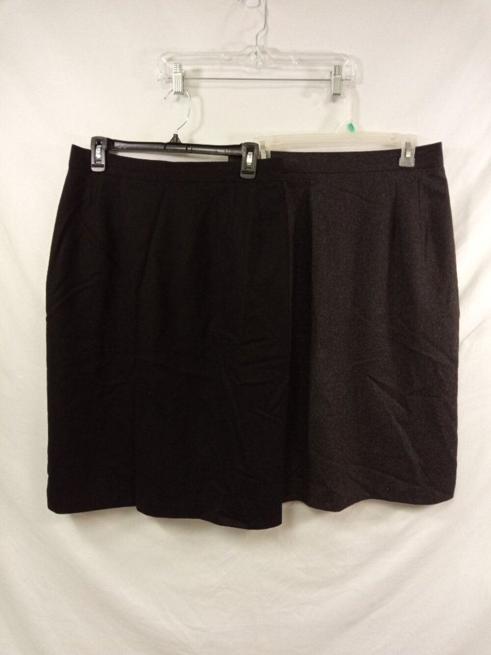 SAG Harbor 2 Women's Vintage Pencil Skirts Size 14 Black + Dark Grey